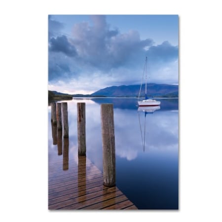 Adam Burton 'Lonely Mooring' Canvas Art,22x32